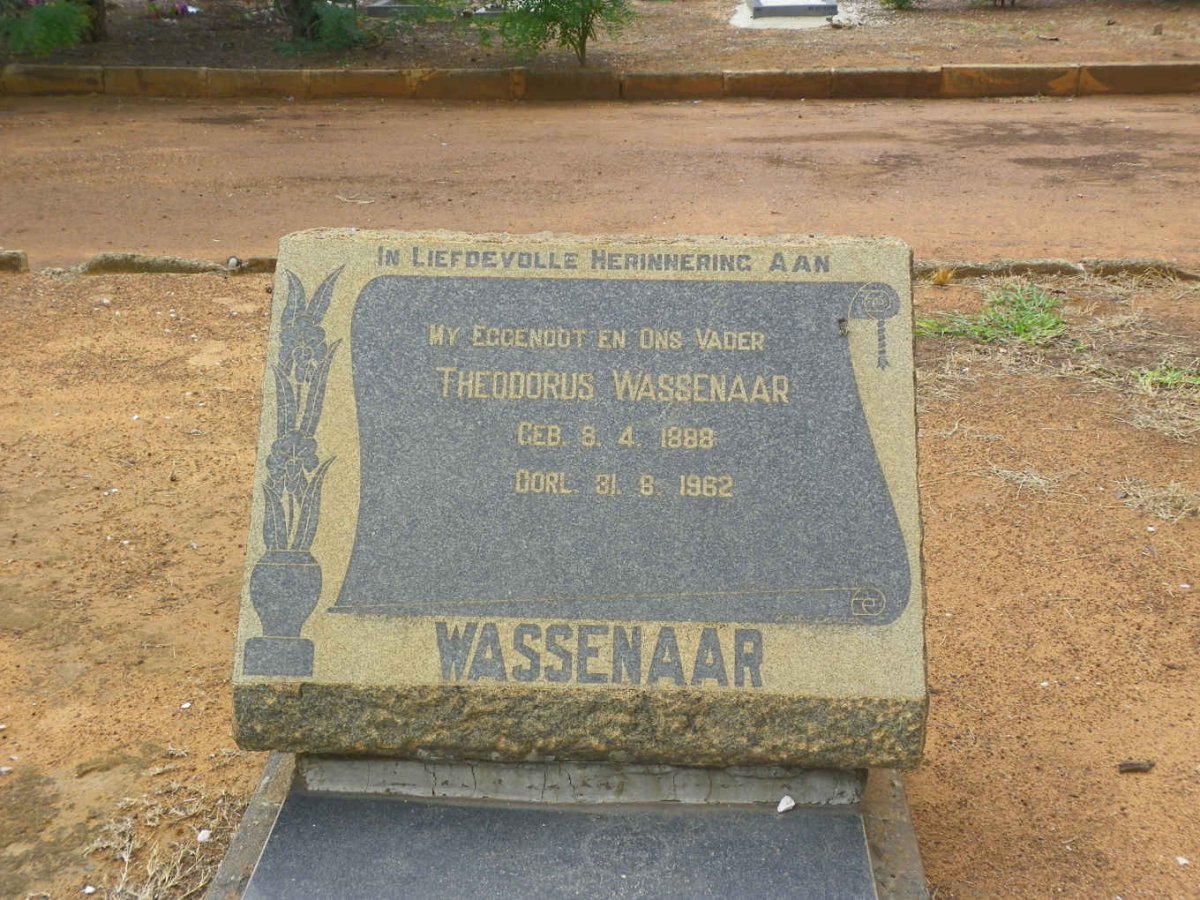 WASSENAAR Theodorus 1888-1962