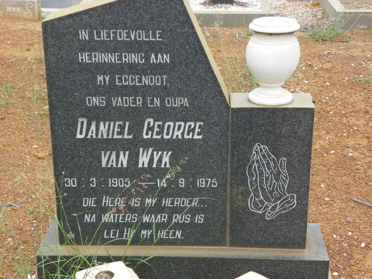 WYK Daniel George, van 1905-1975