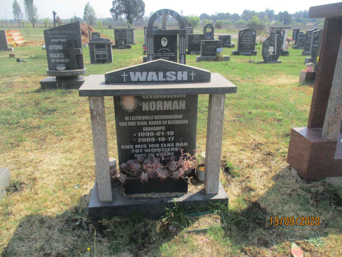 WALSH Graham Norman 1990-2008