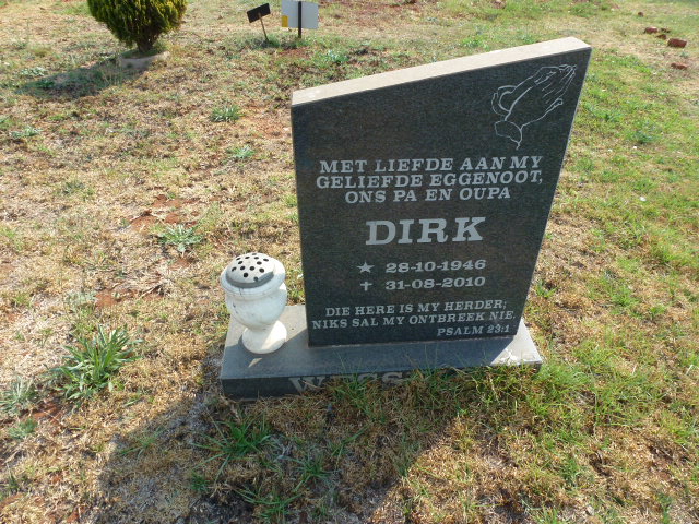 WESSELS Dirk 1946-2010