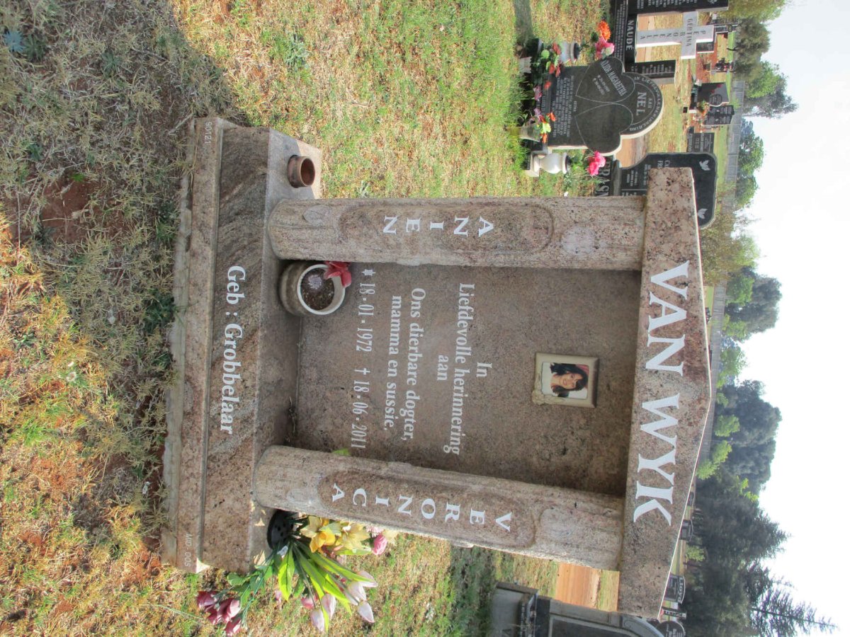 WYK Anien Veronica, van nee GROBBELAAR 1972-2011