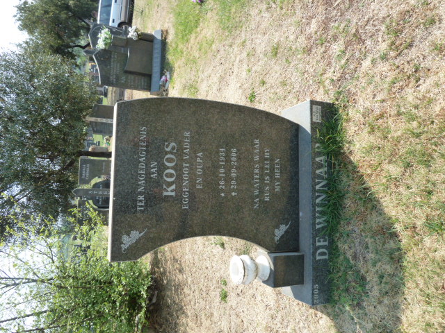 WINNAAR Koos, de 1934-2006