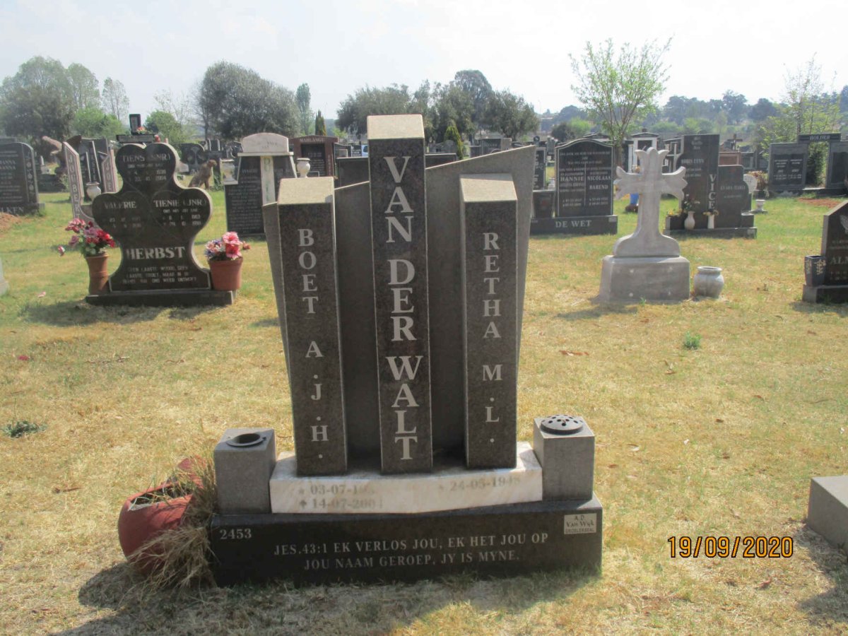 WALT A.J.H., van der -2004 &amp; M.L. 1948-