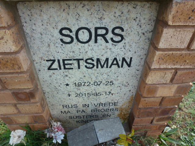 ZIETSMAN Sors 1972-2015
