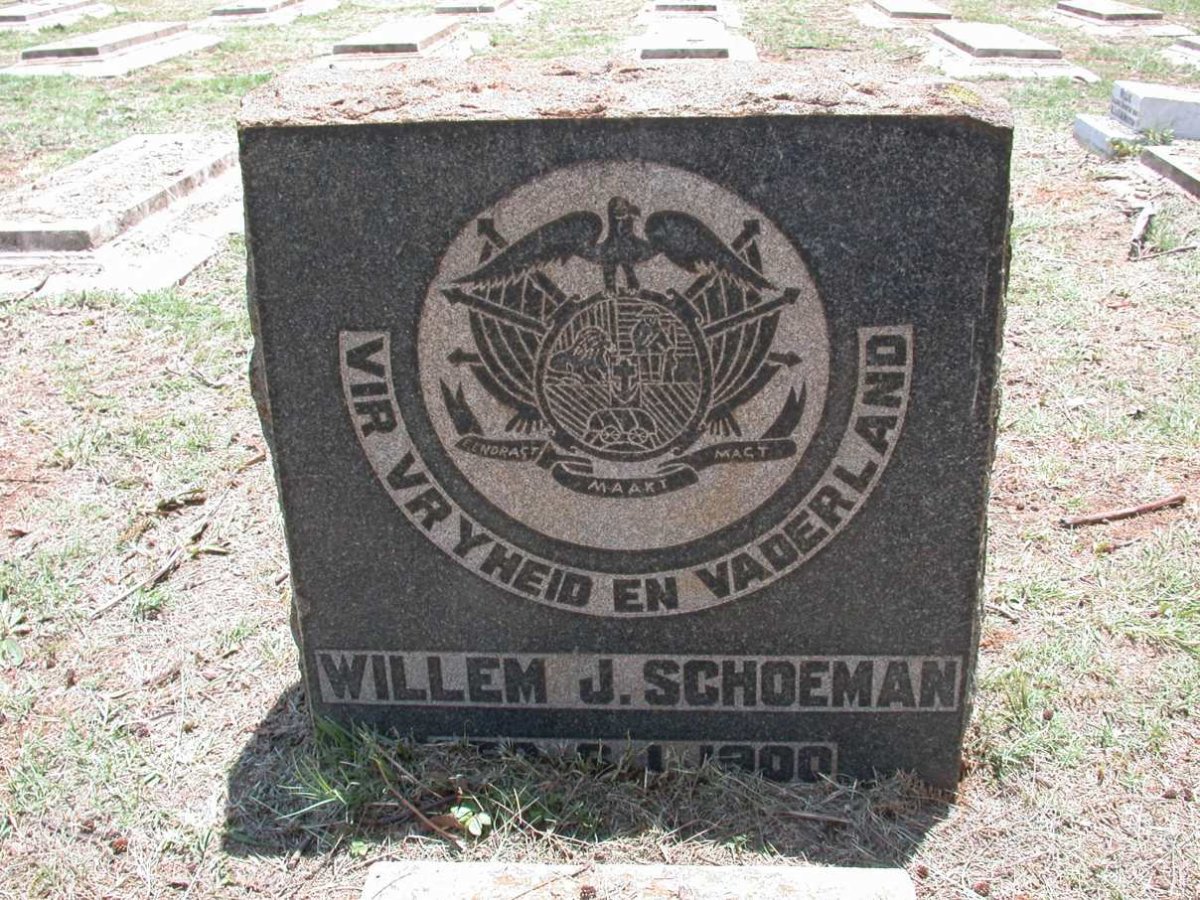 SCHOEMAN Willem J. -1900