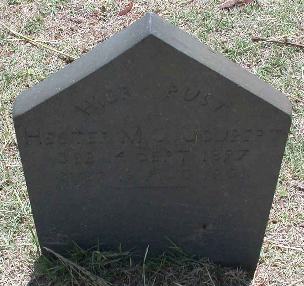 JOUBERT Hester M.J. 1897-1901