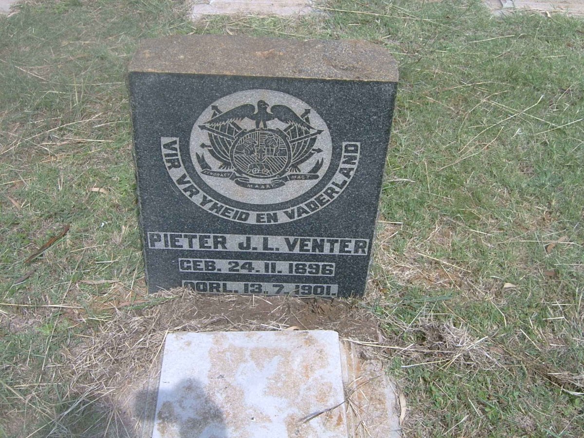 VENTER Pieter J.L. 1896-1901