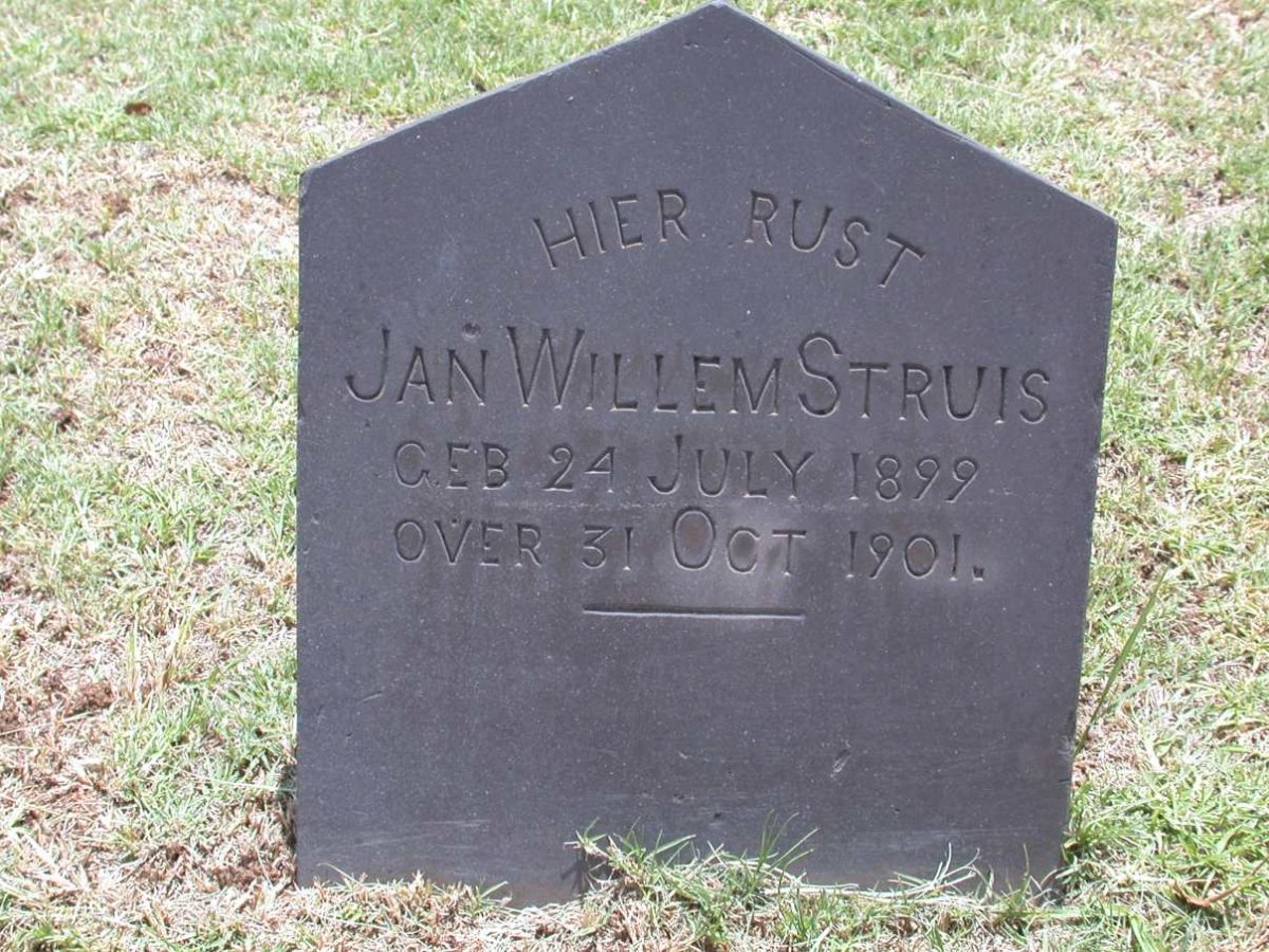 STRUIS Jan Willem 1899-1901