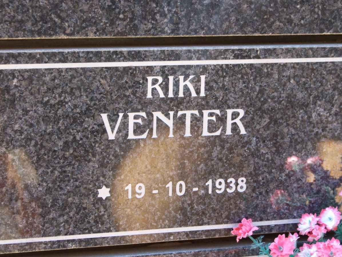 VENTER Riki 1938-