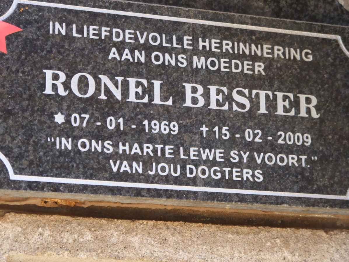 BESTER Ronel 1969-2009