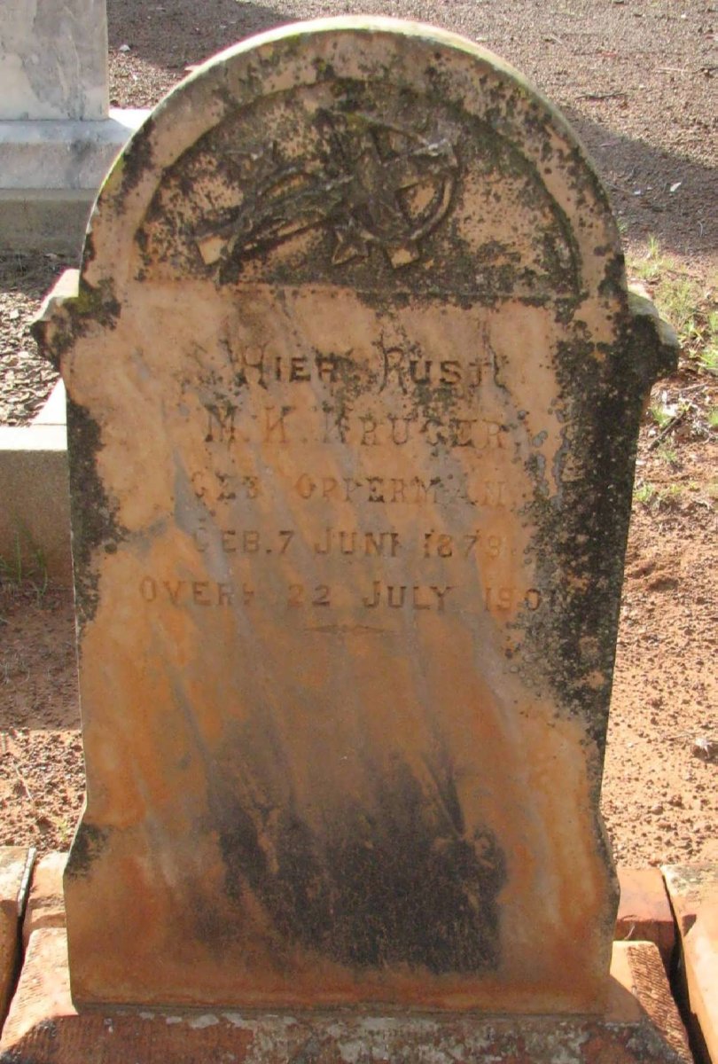 KRUGER M.K. nee OPPERMAN 1879-1901 #1