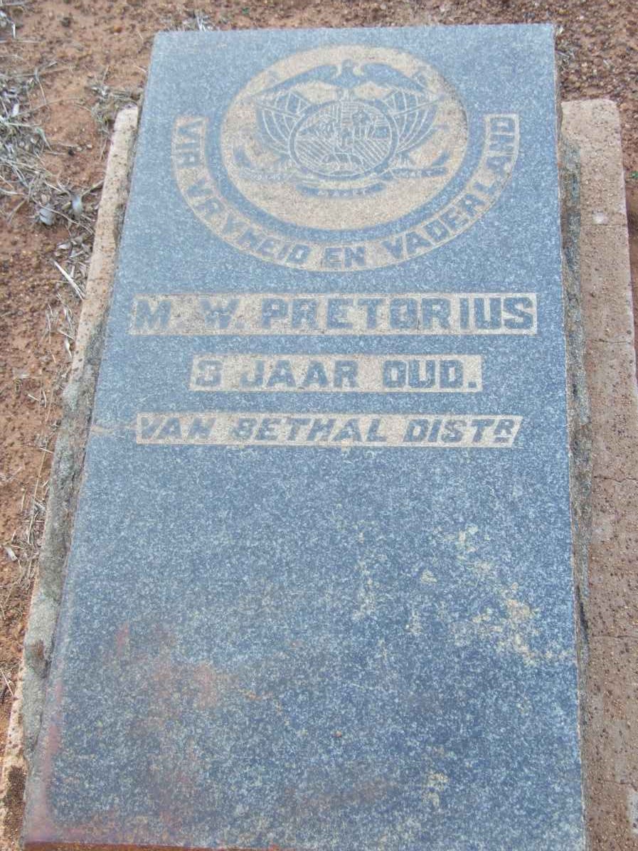PRETORIUS M.W. 