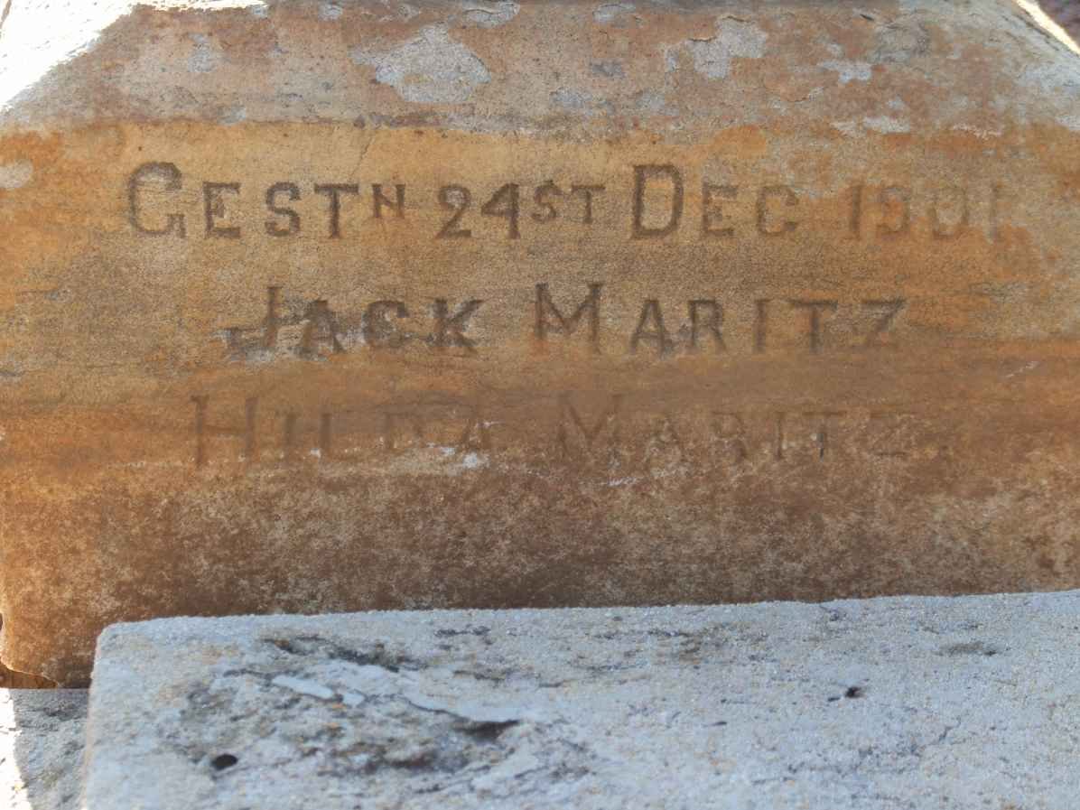 MARITZ Jack -1901 :: MARITZ Hilda -1901 #2