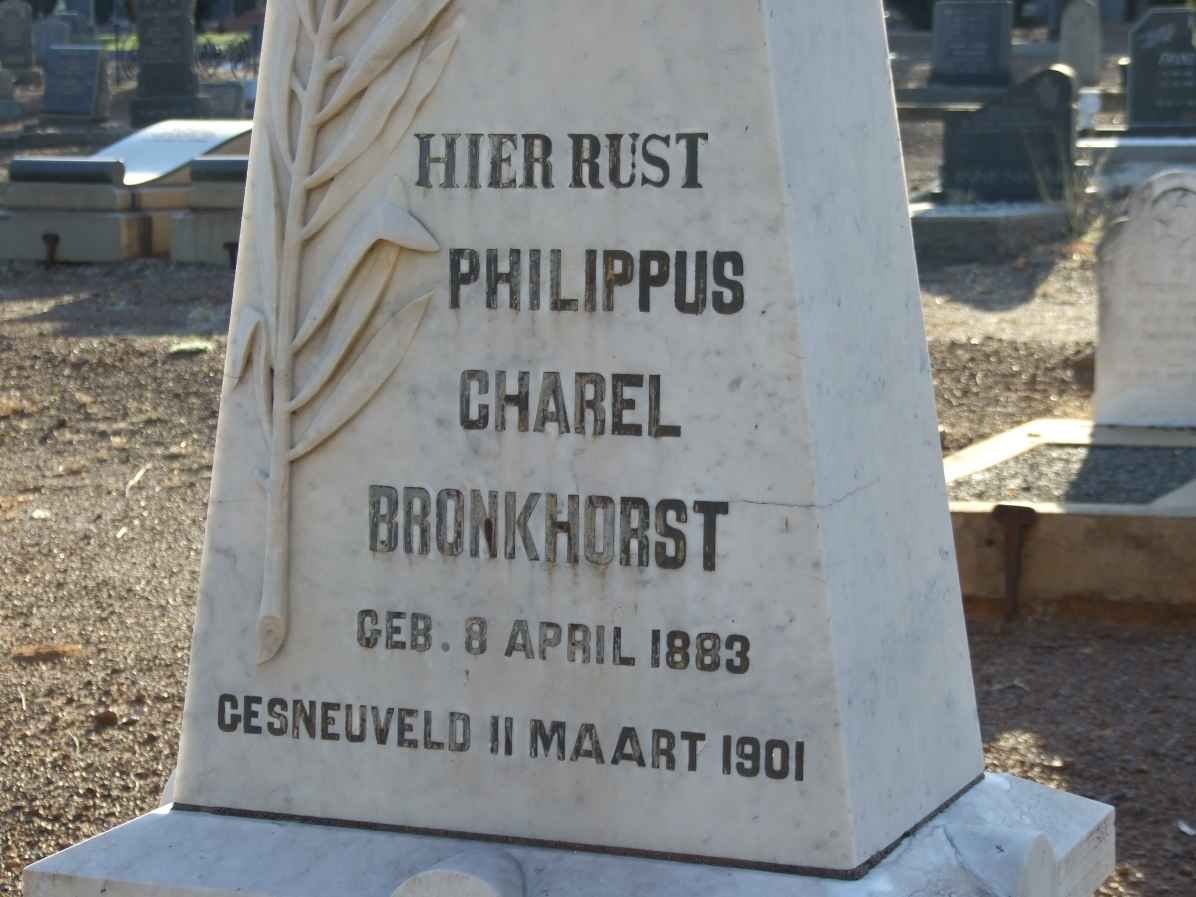BRONKHORST Philippus Charel 1883-1901 #2