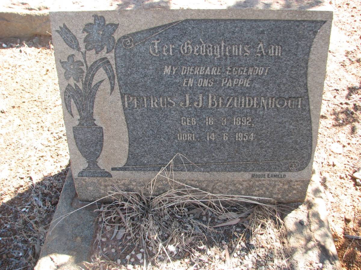 BEZUIDENHOUT Petrus J.J. 1892-1954