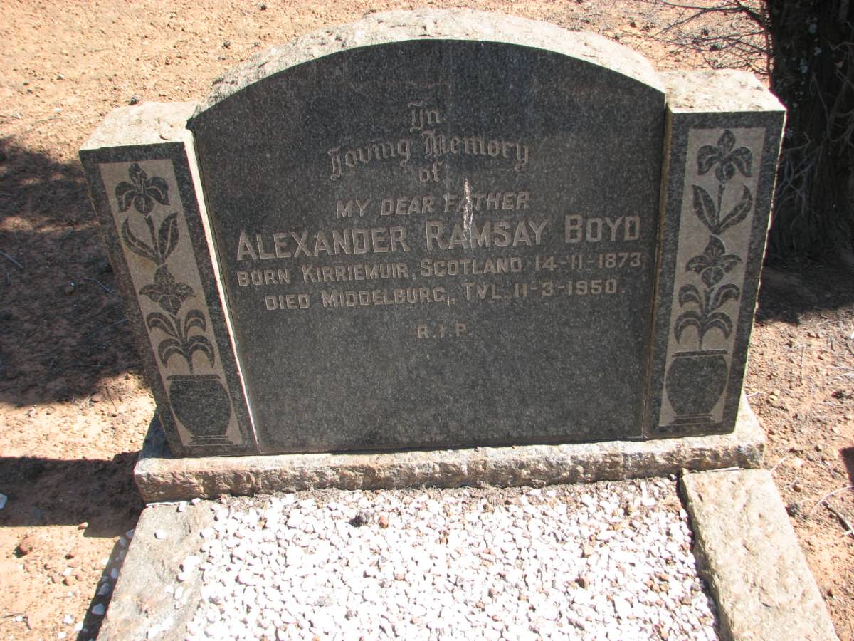 BOYD Alexander Ramsay 1873-1950