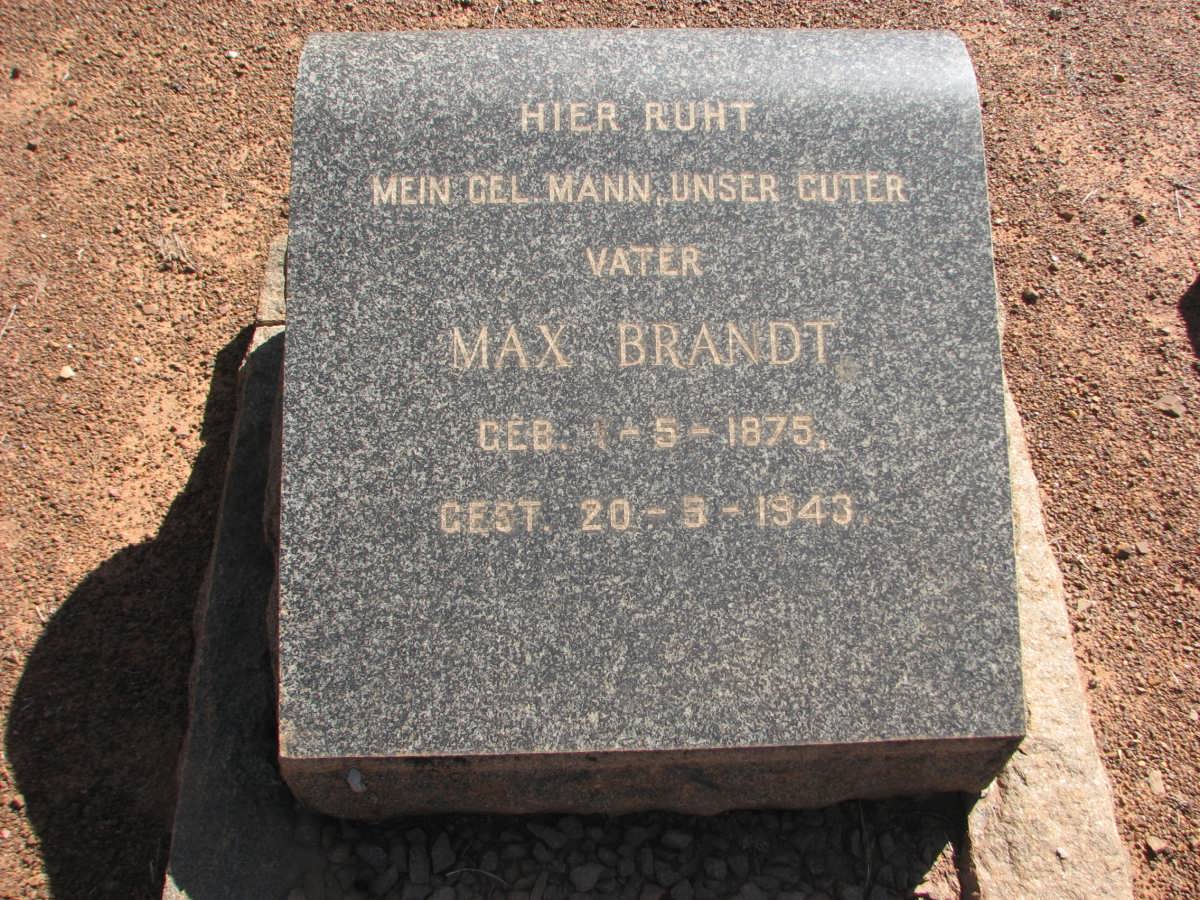 BRANDT Max 1875-1943