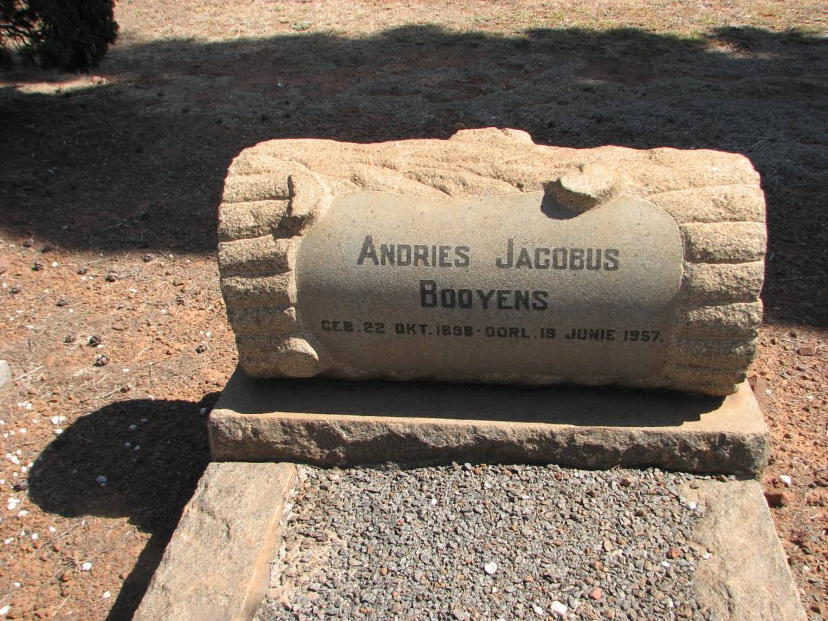 BOOYENS Andries Jacobus 1898-1957