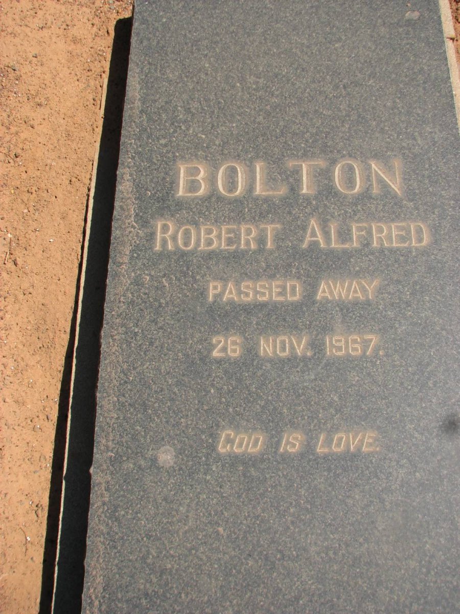 BOLTON Robert Alfred -1967