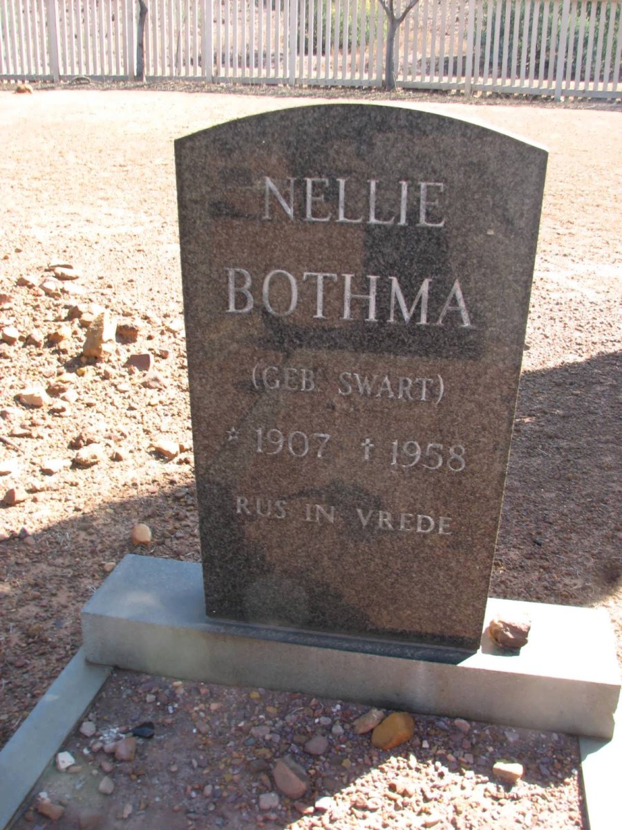 BOTHMA Nellie nee SWART 1907-1958