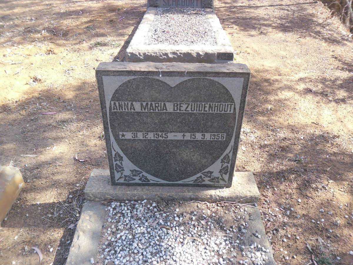 BEZUIDENHOUT Anna Maria 1945-1956