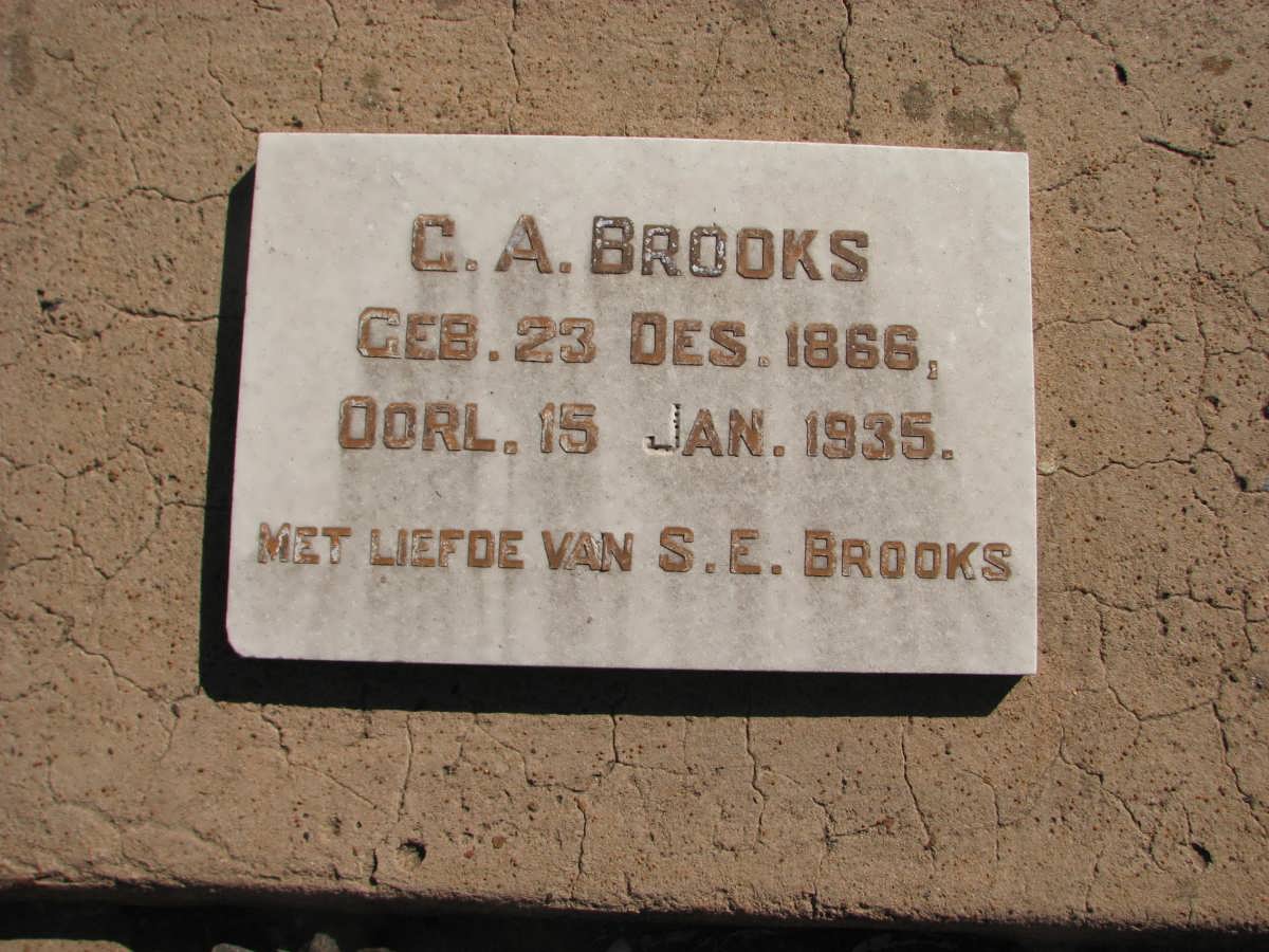 BROOKS G.A. 1866-1935