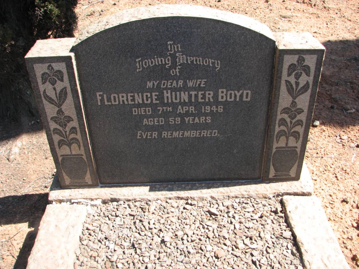 BOYD Florence Hunter -1946