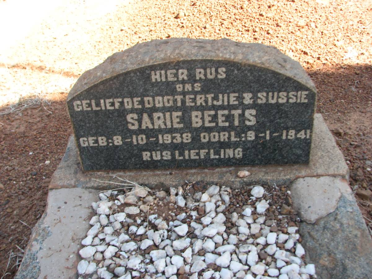 BEETS Sarie 1938-1941