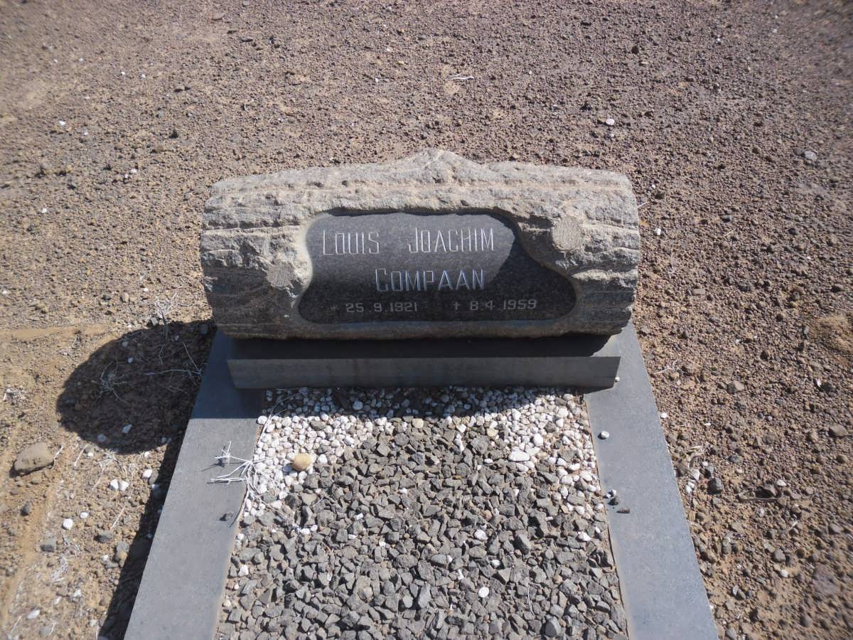 COMPAAN Louis Joachim 1921-1959