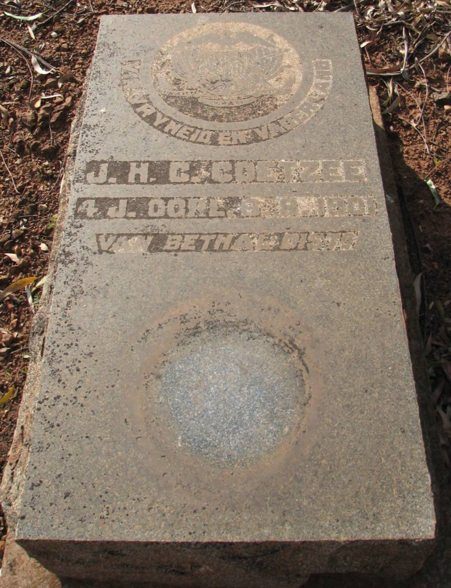 COETZEE J.H.C. -1901