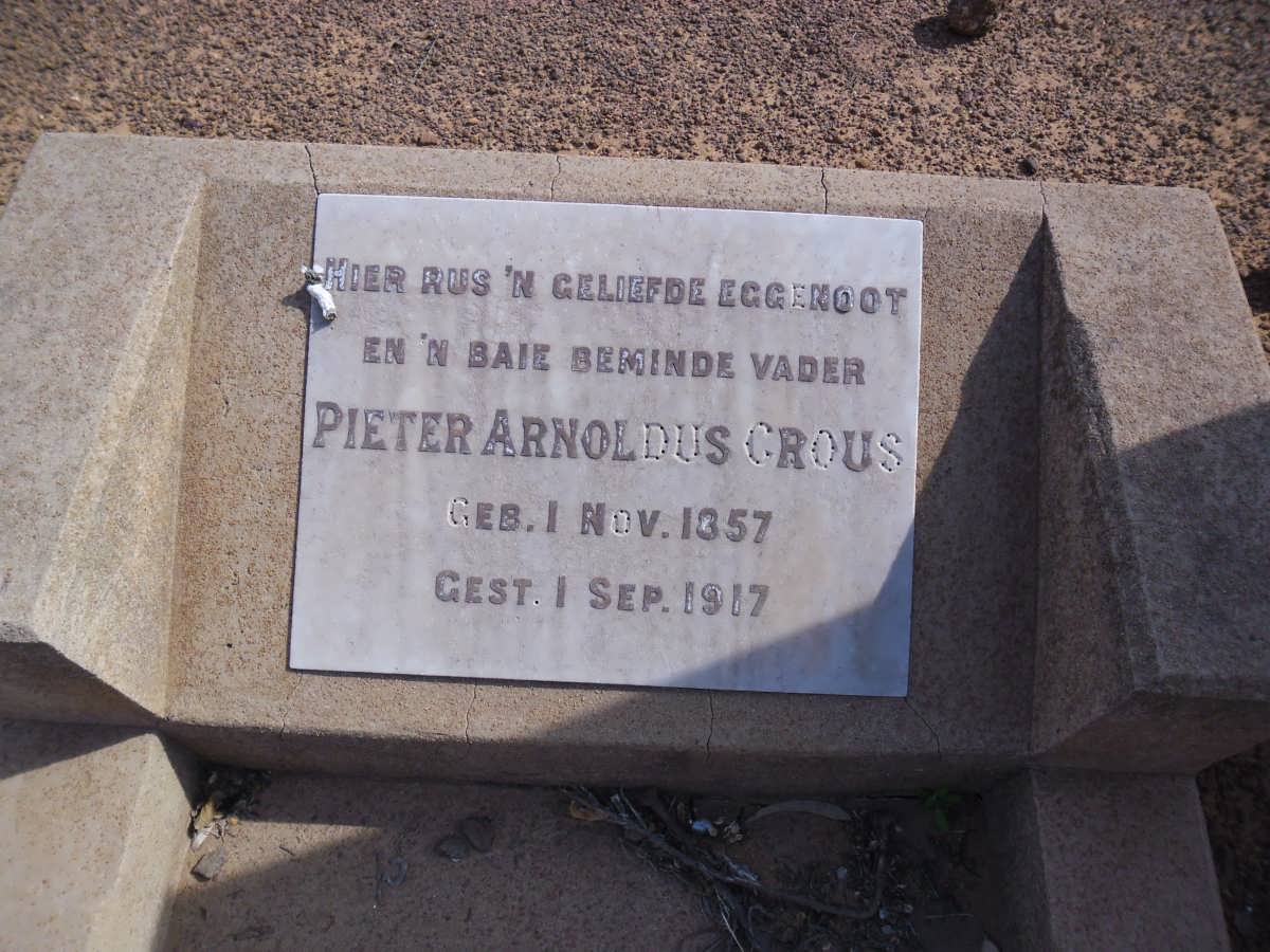 CROUS Pieter Arnoldus 1857-1917