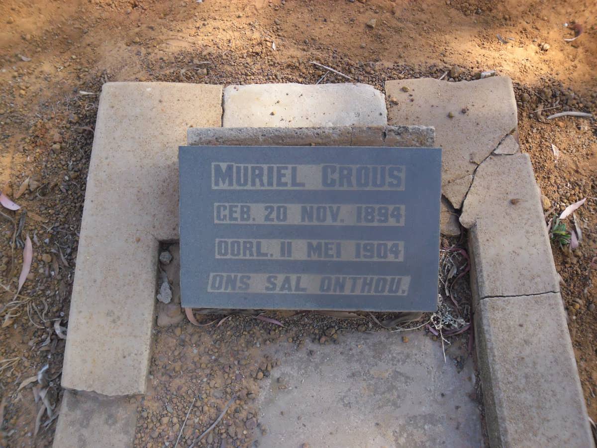 CROUS Muriel 1894-1904