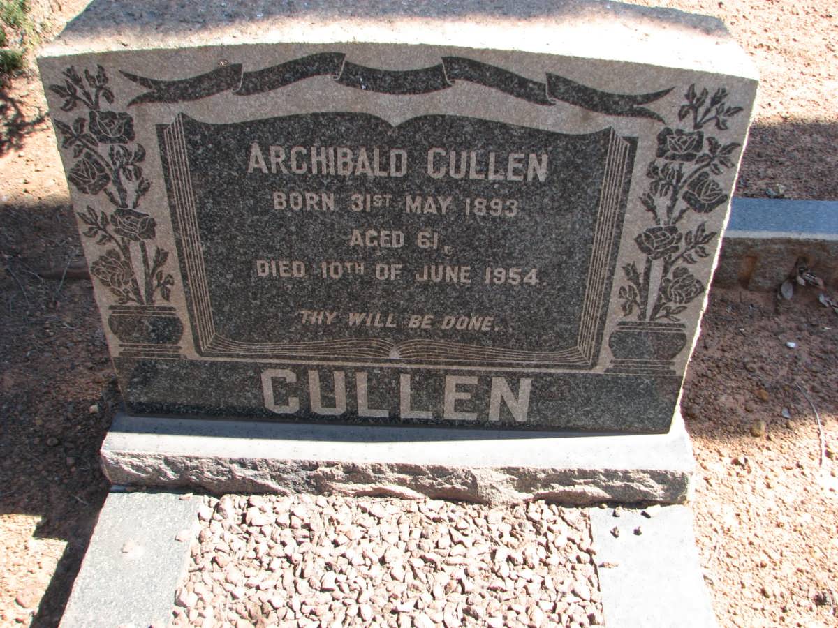 CULLEN Archibald 1893-1954