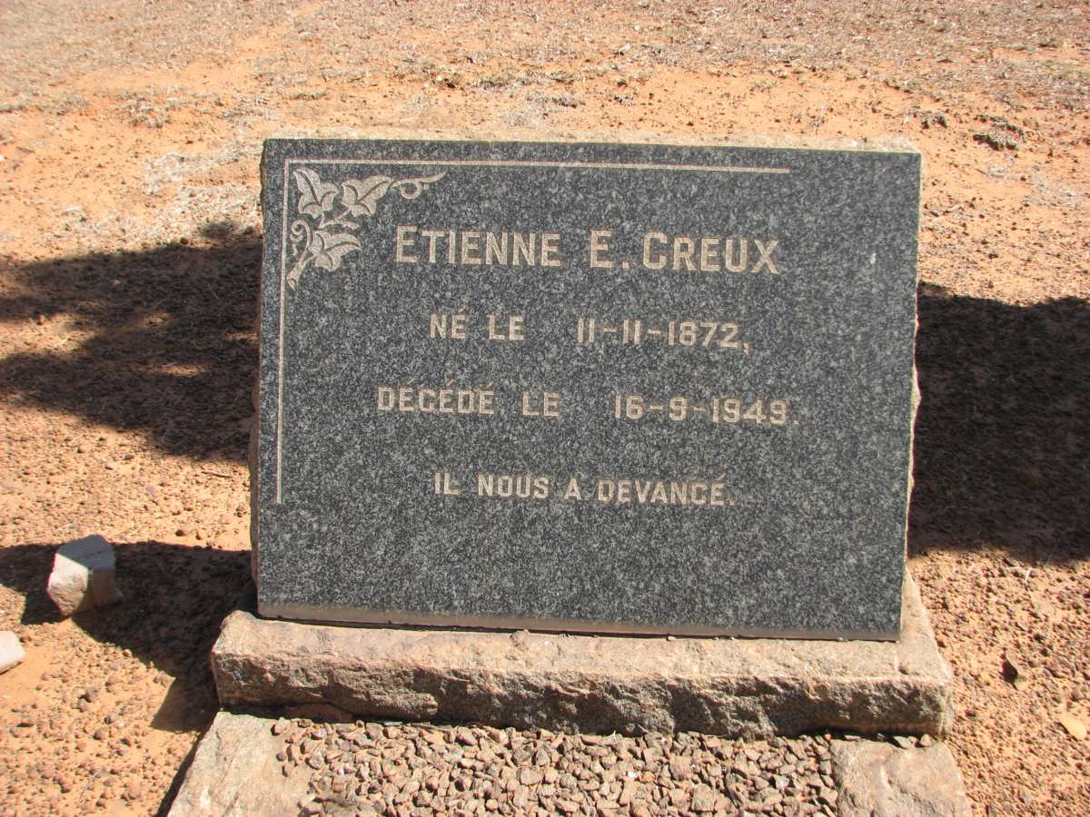 CREUX Etienne E. 1872-1949