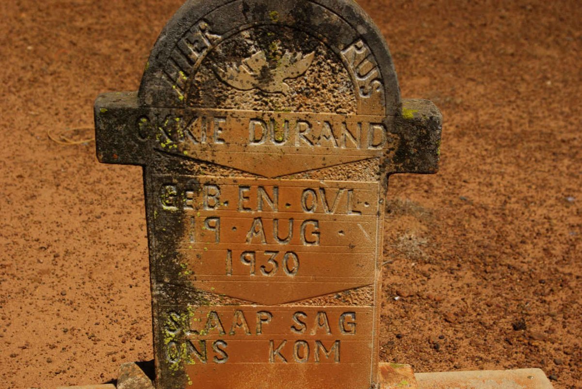DURAND Okkie 1930-1930