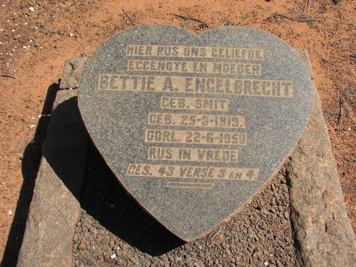 ENGELBRECHT Bettie A. nee SMIT 1919-1950