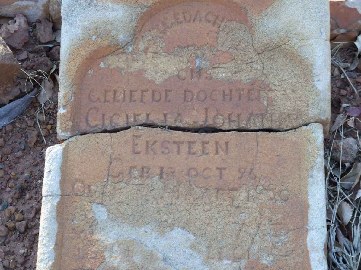 EKSTEEN Cecielia Johanna 1896-1900 #2