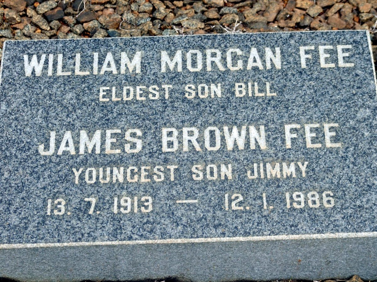 FEE William Morgan 1879-1948 :: FEE James Brown 1913-1986