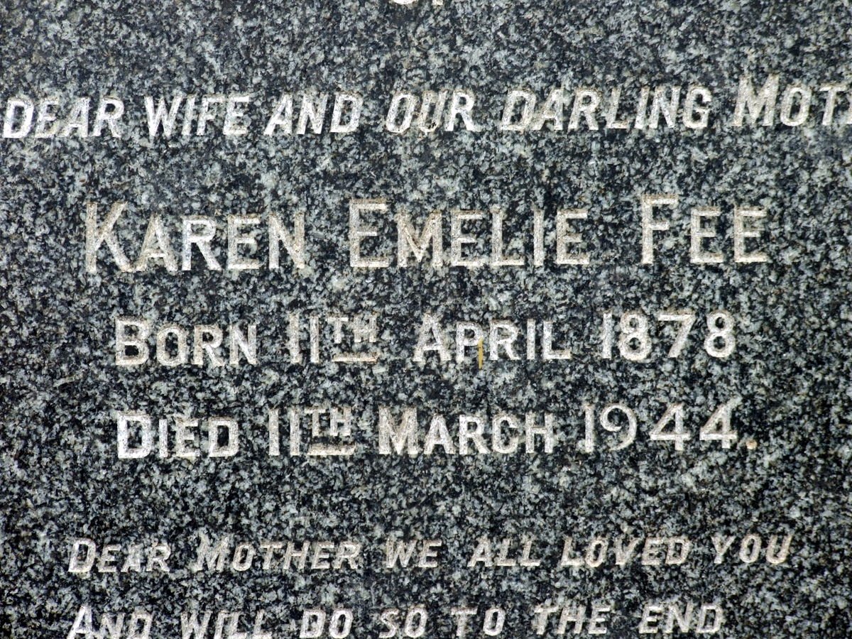 FEE William Morgan 1879-1948 &amp; Karen Emelie 1878-1944 ::  FEE John Edward 1908-1961 #3