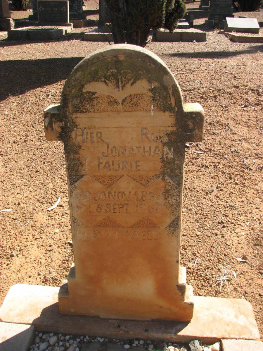 FAURIE Jonathan 1835-193?