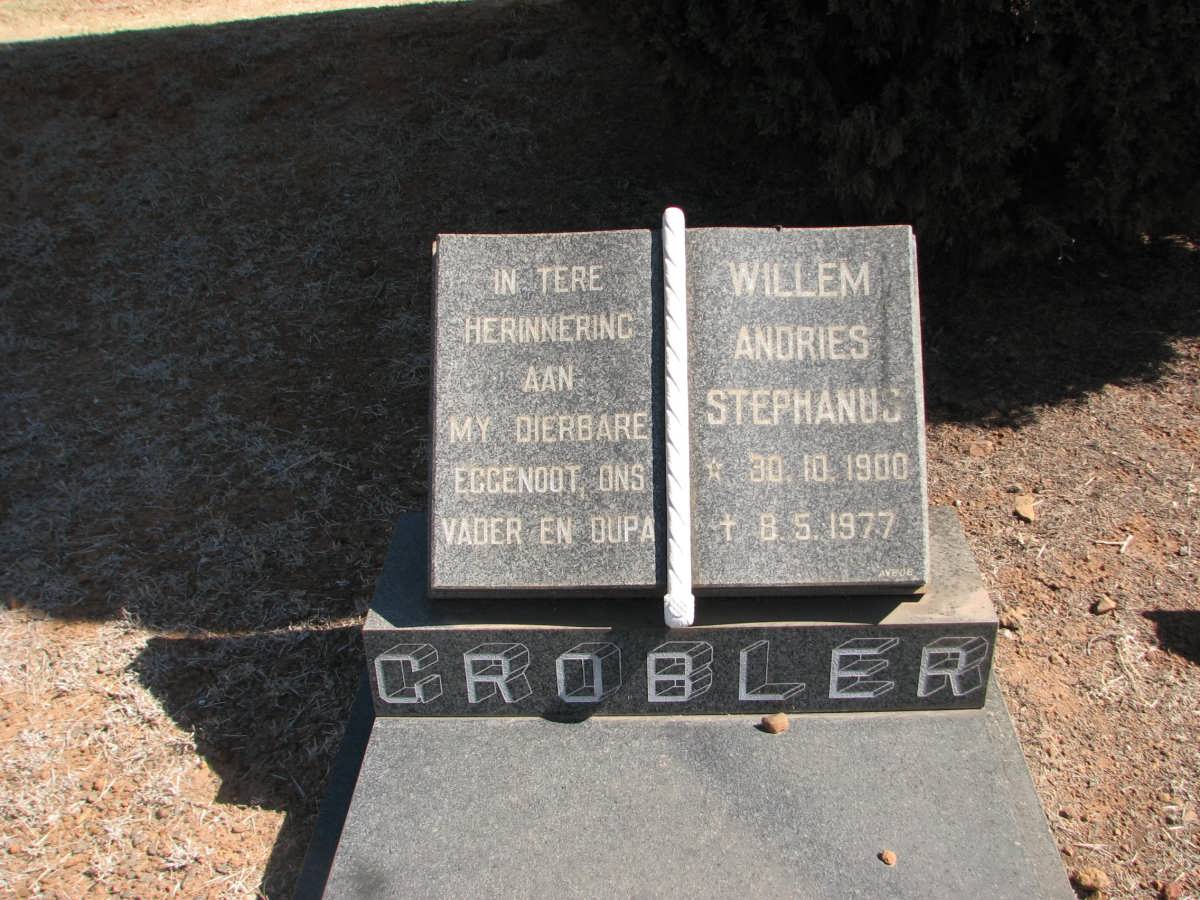 GROBLER Willem Andries Stephanus 1900-1977