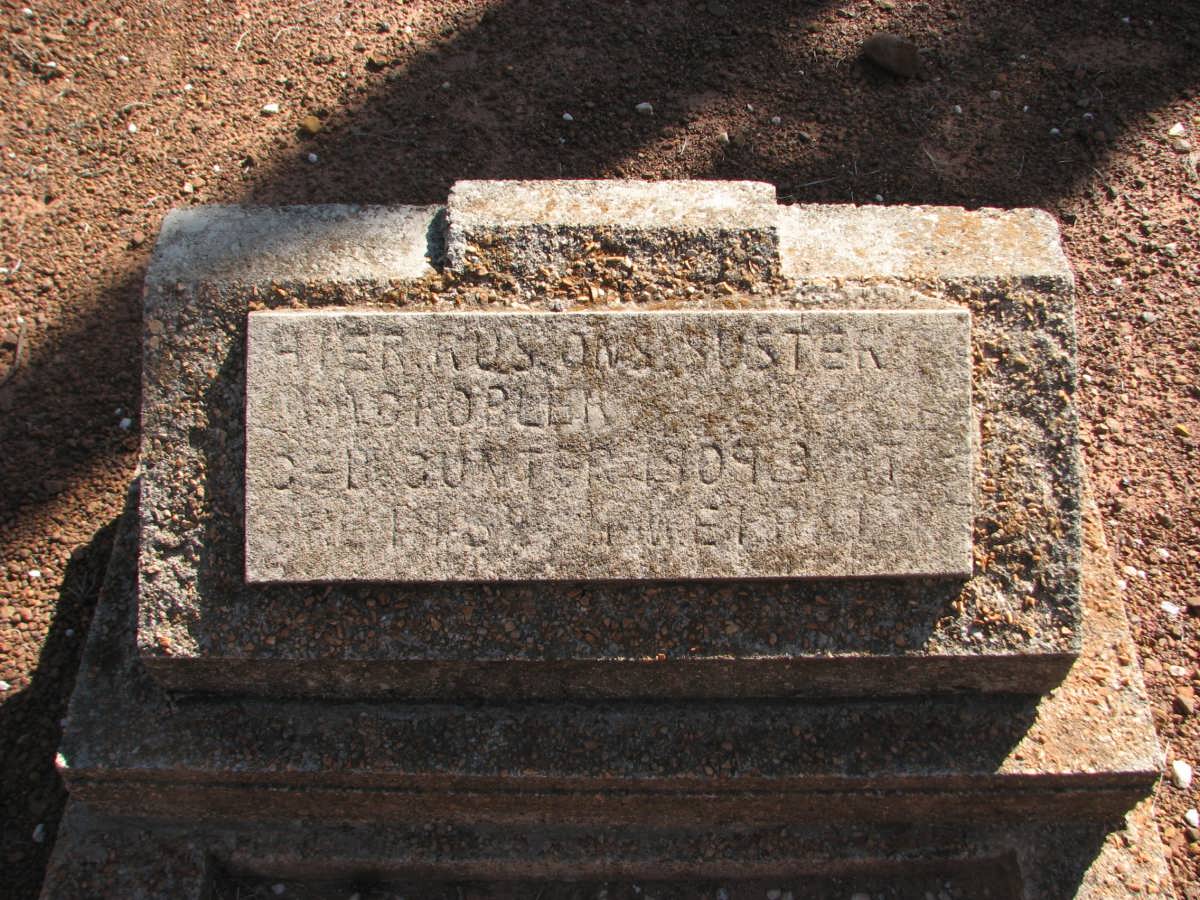 GROBLER M.M. nee GUNTER  1909-1952
