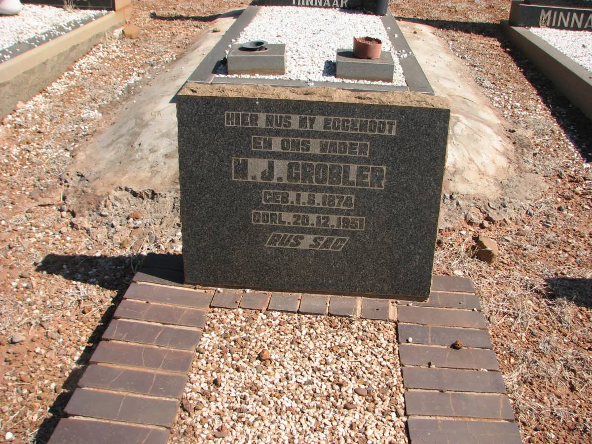GROBLER N.J. 1874-1951