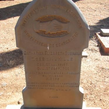 GOSS Catharina Elizabeth Susanna nee MILLS 1891-1950