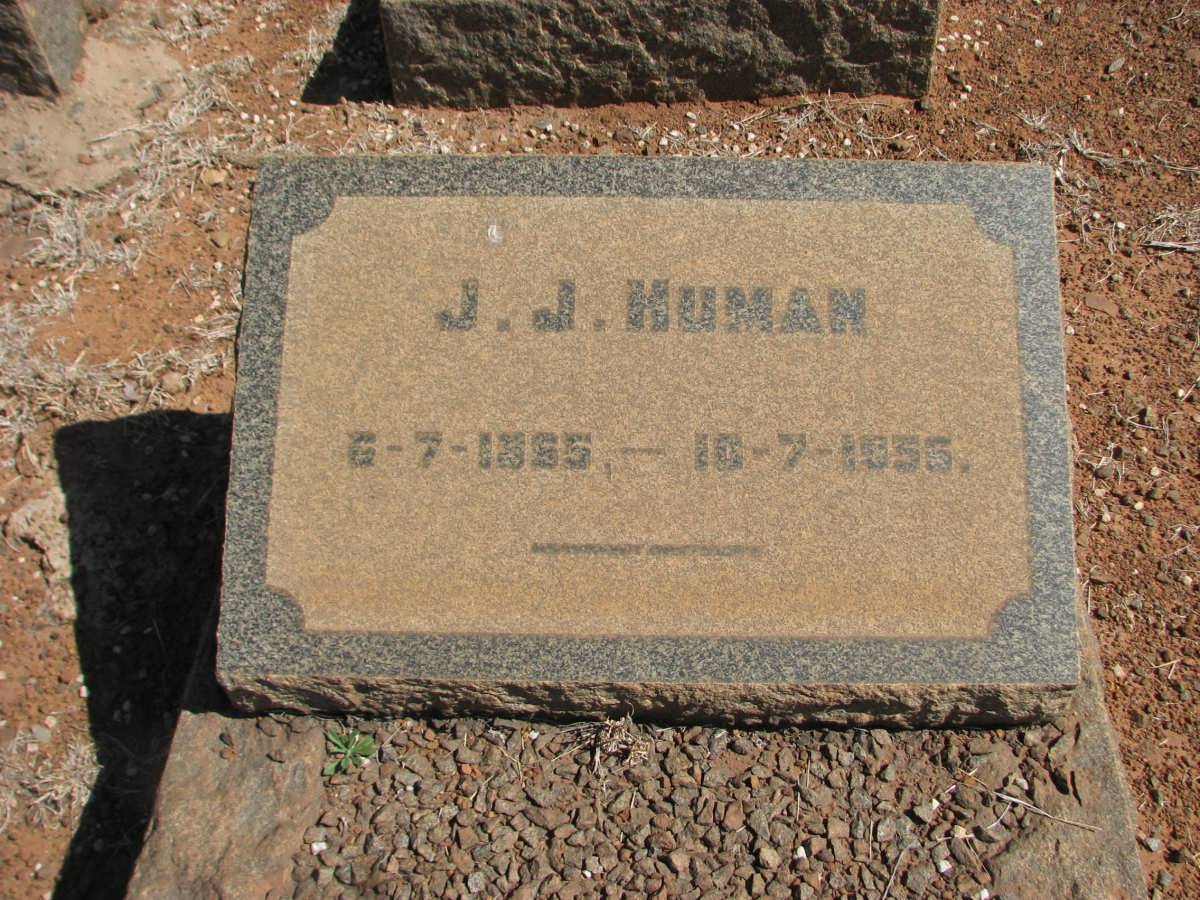 HUMAN J.J. 1855-1956