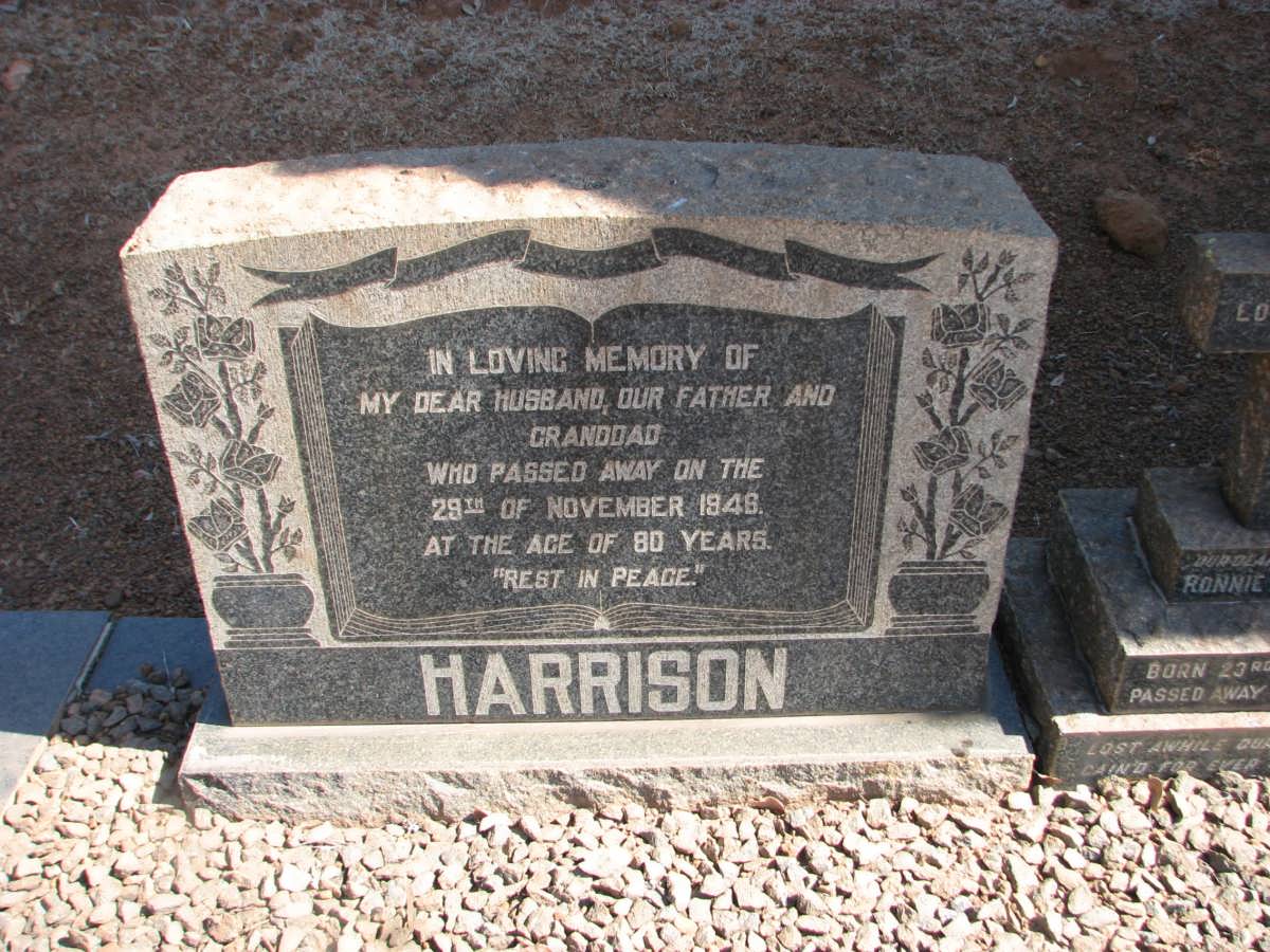 HARRISON ? -1946 :: HARRISON George 1911-1947 :: HARRISON Ronnie 1940-1942 #1