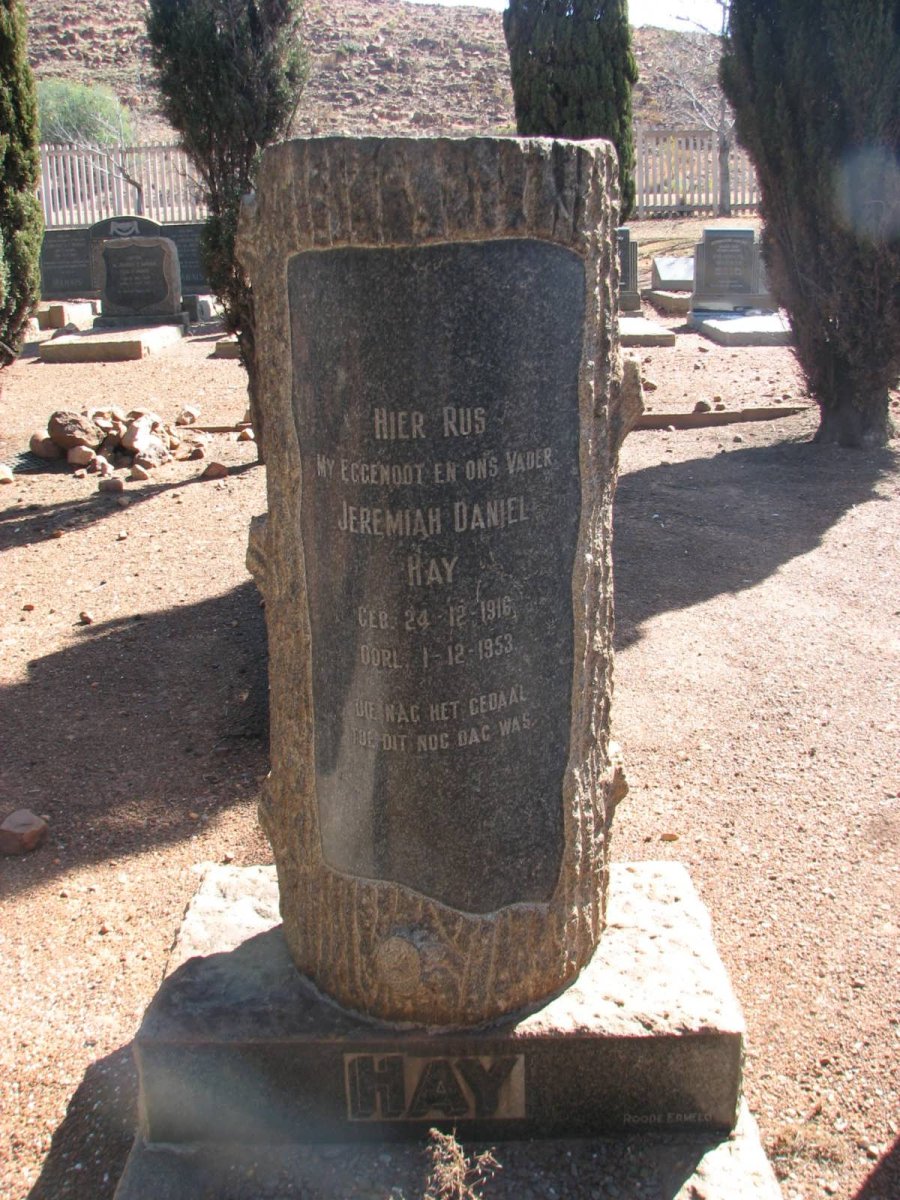 HAY Jeremiah Daniel 1916-1953