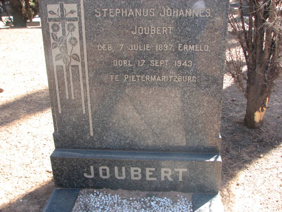 JOUBERT Stephanus Johannes 1897-1943