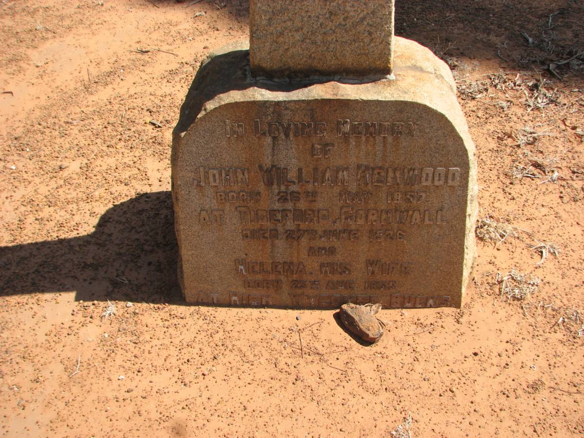 KENWOOD John William 1857-1926 &amp; Helena 1855-19??