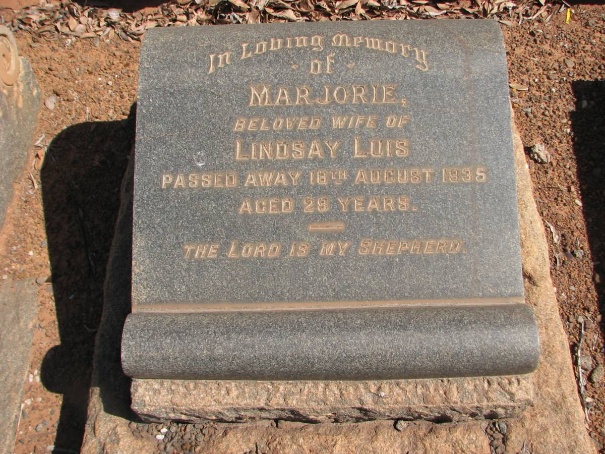LUIS Marjorie -1935